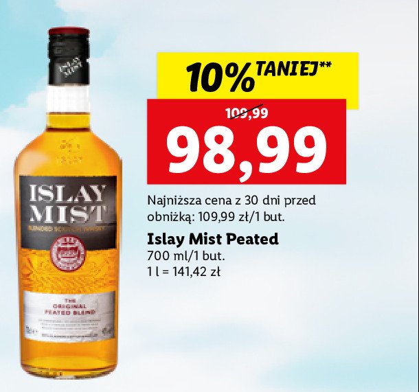 Whisky ISLAY MIST PEATED DELUXE promocja