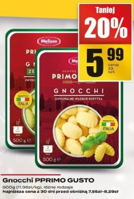 Gnocchi PRIMO GUSTO promocja w Supeco