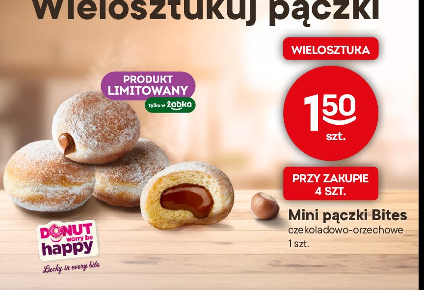 P膮czek z kremem czekoladowo-orzechowym promocja