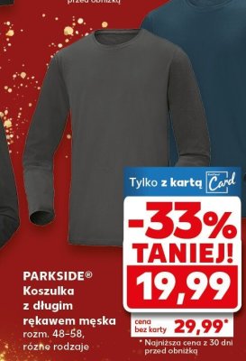 Koszulka z długim rękawem męska  promocja w Kaufland