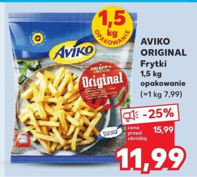 Frytki 1,5 kg promocja w Kaufland