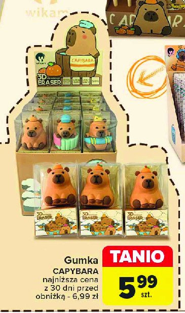 Gumka capybara promocja