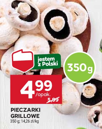 Pieczarki na grilla polska promocja w Stokrotka
