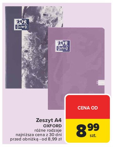 Zeszyt a4 60 kartek Oxford promocja