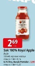 Sok 100% Royal Apple Atal promocja w Leclerc