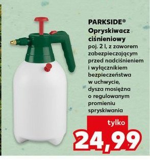 Opryskiwacz ciśnieniowy 2 l Parkside promocja w Kaufland