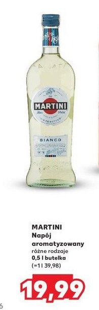 Vermouth Martini bianco promocja w Kaufland