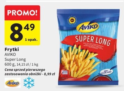 Frytki Super Long AVIKO promocja w Intermarche