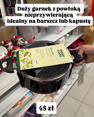 Garnek z powłoką nieprzywierającą 24 cm promocja w Pepco