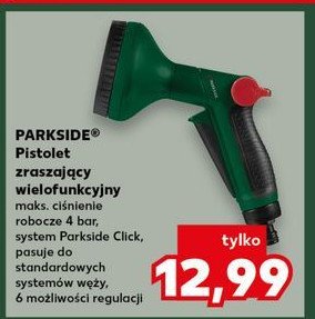 Pistolet zraszający wielofunkcyjny Parkside promocja