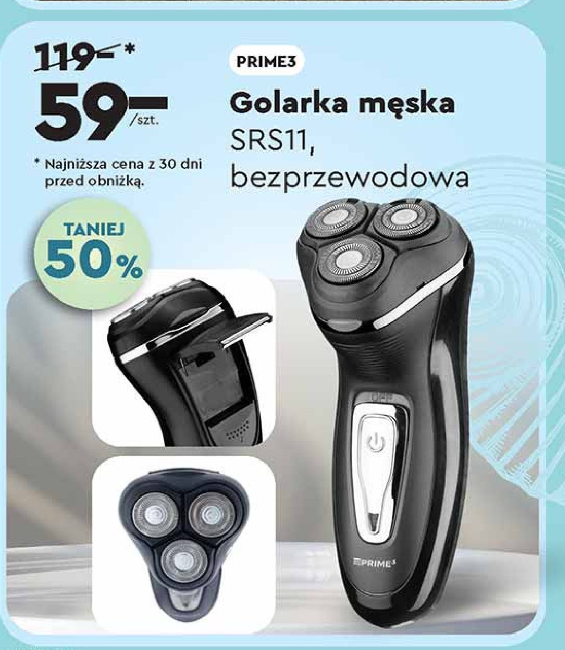 Golarka męska srs11 Prime3 promocja