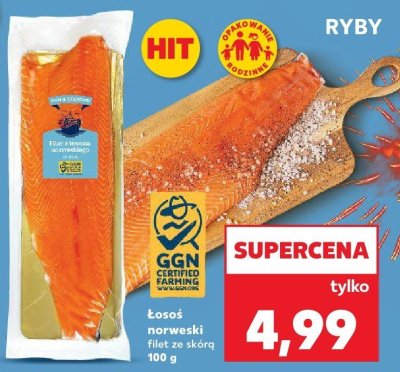 Łosoś norweski promocja w Kaufland