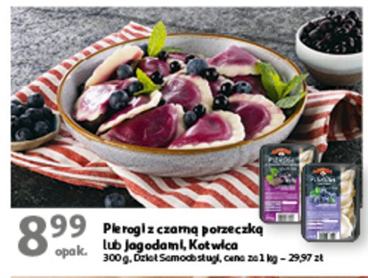 Pierogi z jagodami Kotwica promocja