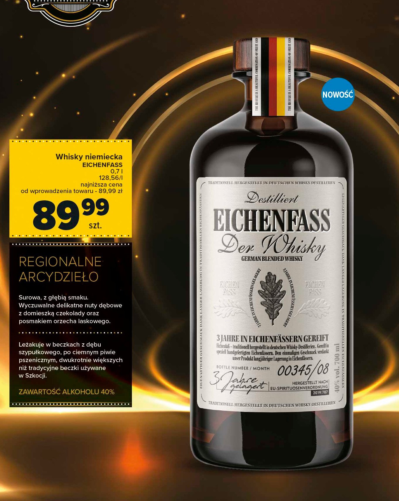 Whisky Eichenfass promocja