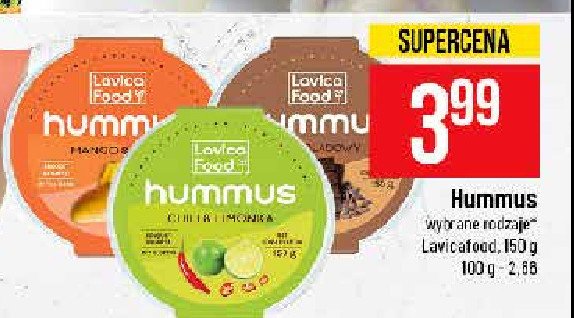 Hummus czekoladowy promocja