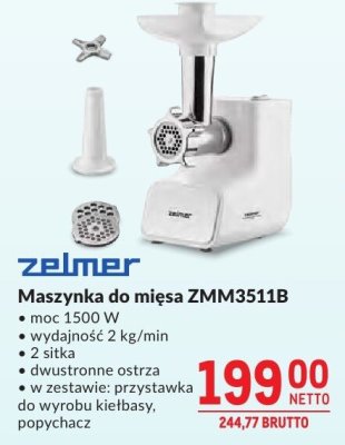 Maszynka do mięsa Zelmer ZMM3511B promocja w Makro