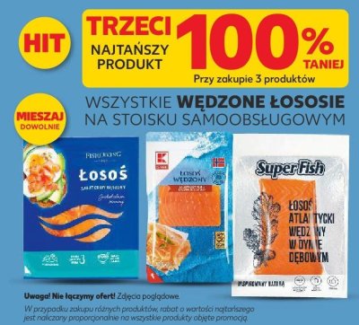 Łosoś wędzony Fish King promocja w Kaufland