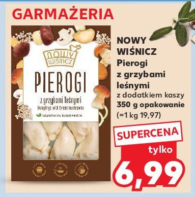 Pierogi z leśnymi grzybami Nowy wiśnicz promocja