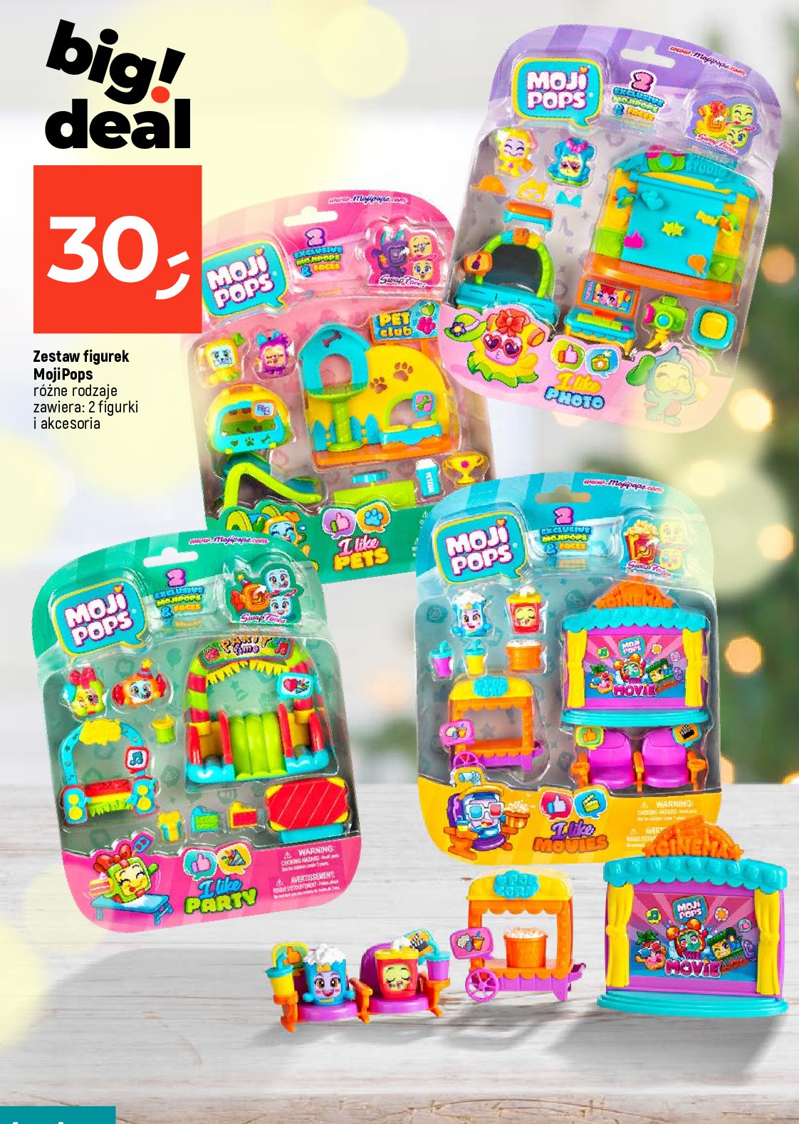 Zestaw 2 figurek z akcesoriami Moji pops promocja