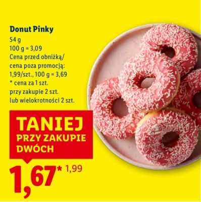 Donut Pinky promocja w Lidl
