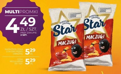 Chrupki STAR MACZUGI KETCHUP 80 g promocja w Duży Ben