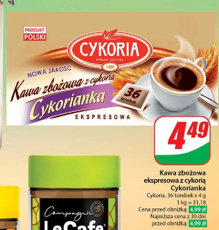 Kawa CYKORIA CYKORIANKA promocja