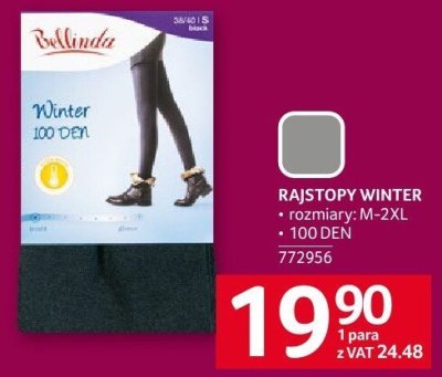 Rajstopy Winter 100 DEN Bellinda promocja w Selgros