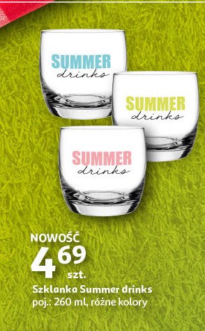 Szklanka summer drinks 260 ml promocja