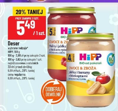 Deser HiPP promocja w POLOmarket