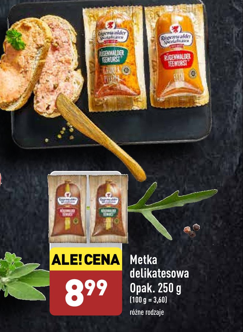 Metka delikatesowa z pieprzem Rugenwalder promocja