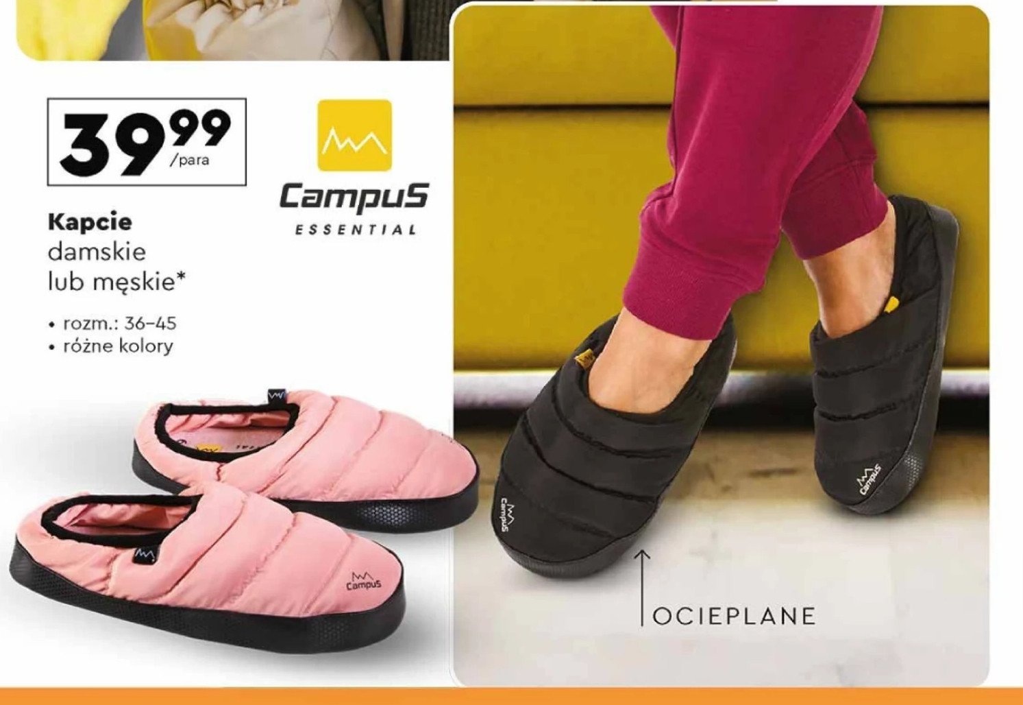 Kapcie damskie 36-45 CAMPUS promocja