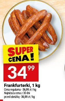 Frankfurterki 1 kg promocja w Twój Market