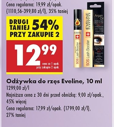 Odżywka do rzęs Eveline sos lash booster promocja