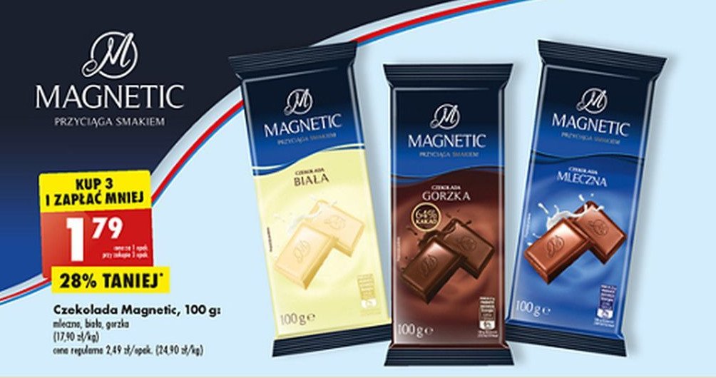 Magnetic czekolada gorzka 64% promocje