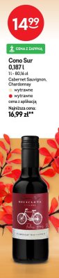 Wino Cono Sur Cabernet Sauvignon 0,187l promocja w Żabka