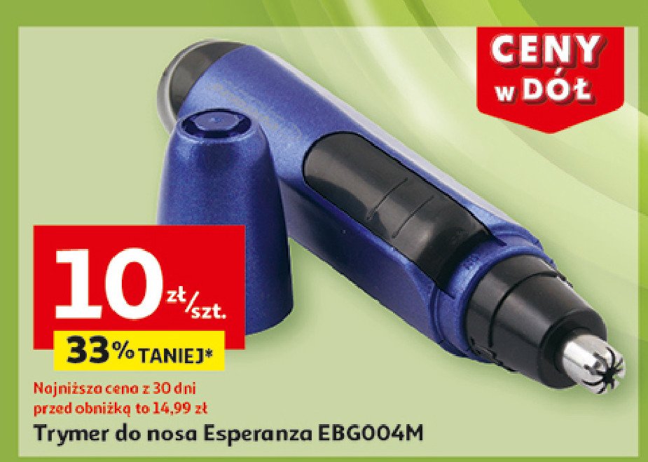 Trymer do higieny osobistej ebg004m niebieski Esperanza promocja w Auchan