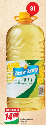 Olej rzepakowy Z艂ote 艂any (dino) promocja