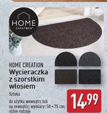 Wycieraczka z szorstkim włosiem 50 x 75 cm Home creation promocja w Aldi