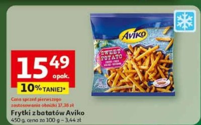 Frytki z batatów Aviko 450 g promocja w Auchan