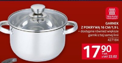 Garnek 16 cm/1,9 l z pokrywą promocja w Selgros