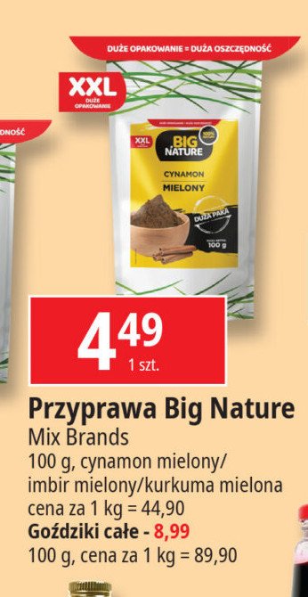 Cynamon mieliony Big nature promocja