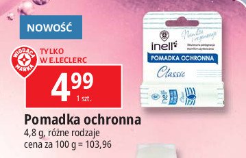 Pomadka ochronna naturalna WIODĄCA MARKA INELL Wiodąca marka promocja