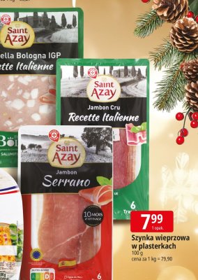 Szynka Serrano w plasterkach promocja w Leclerc