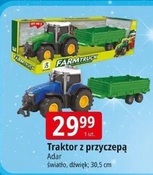 Traktor z przyczepą Adar promocja w Leclerc