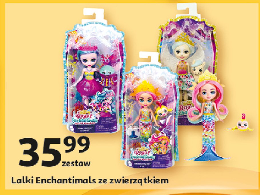 Lalka enchantimals ze zwierzątkami promocja