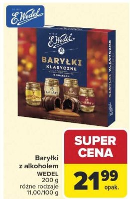 Pralinki z alkoholem E.Wedel Barytki Klasyczne promocja w Carrefour