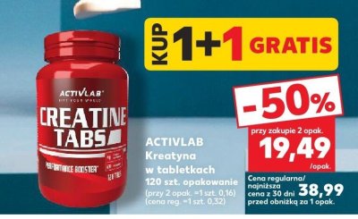 Kreatyna w tabletkach Activlab promocja w Kaufland