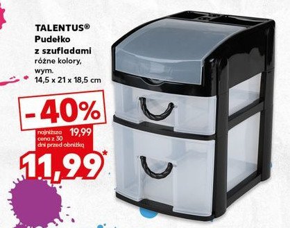 Pudełko z szufladkami stay wild Talentus promocja