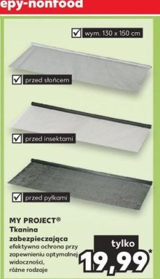 Tkanina zabezpieczająca przed pyłkami 130 x 150 cm K-classic myproject promocja