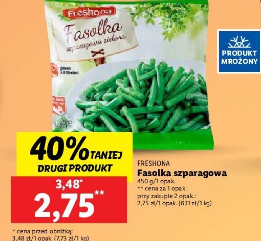 Fasolka szparagowa zielona Fresh promocja